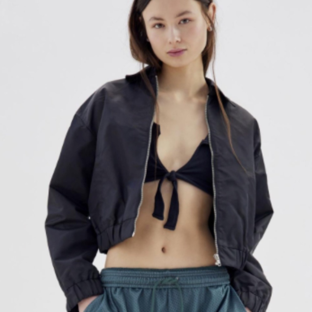 Nylon bomber jacket from UO